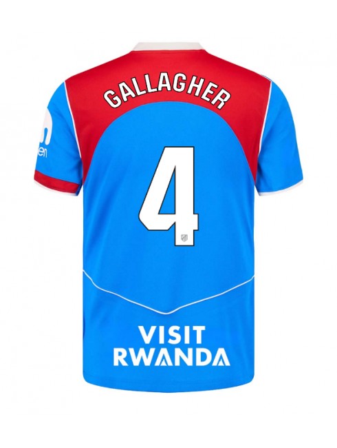 Atletico Madrid Conor Gallagher #4 Rezervni Dres 2025-26 Kratak Rukavima Atletico Madrid Conor Gallagher #4 Rezervni Dres 2025-26 Kratak Rukavima